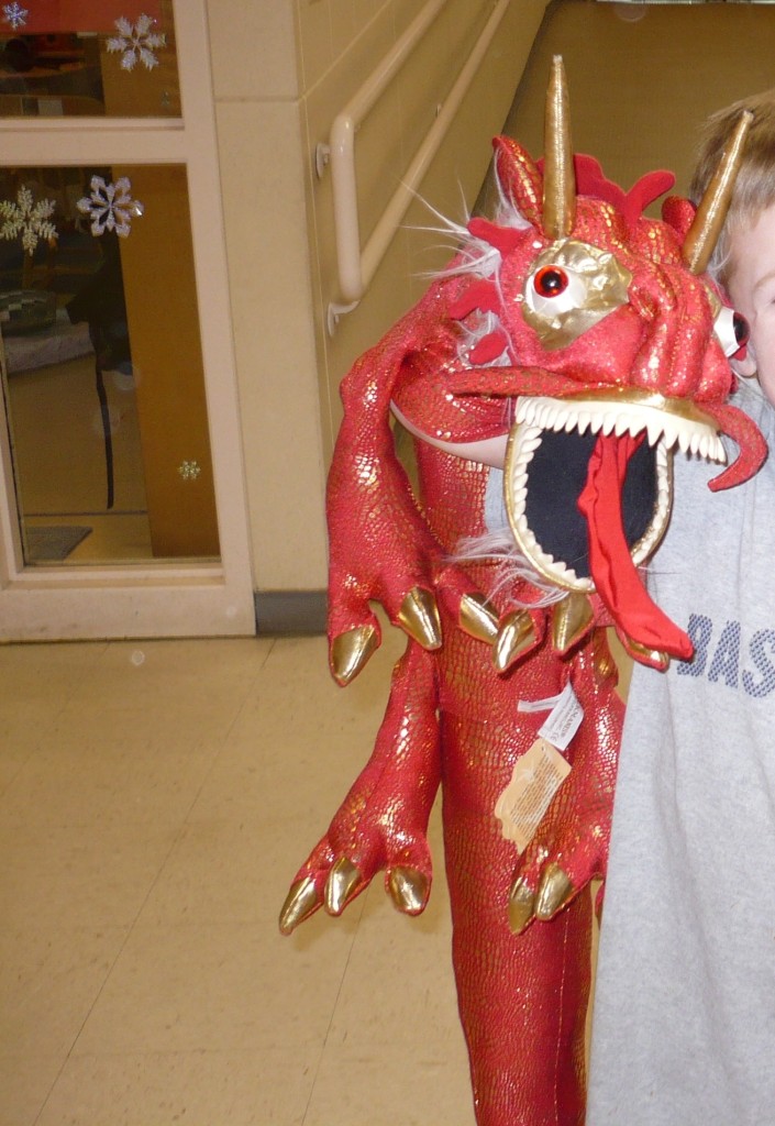 Dragon Puppet for Chinese Folktale